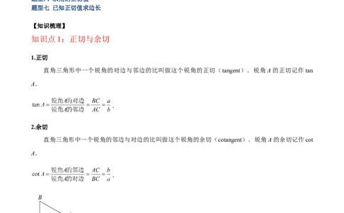 专题11锐角三角函数重难点题型专训（7大题型）（解析版）_初中数学人教版_9下-初中数学人教版_07专项讲练_2023-2024学年九年级数学全册重难点专题提升精讲精练（人教版）_九年级下册