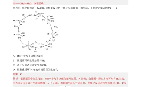 专项11催化剂、物质转化循环图-2023届高考化学二轮复习知识清单与专项练习（新高考专用）（解析版）_05高考化学_新高考复习资料_2023年新高考资料_二轮复习_选择题
