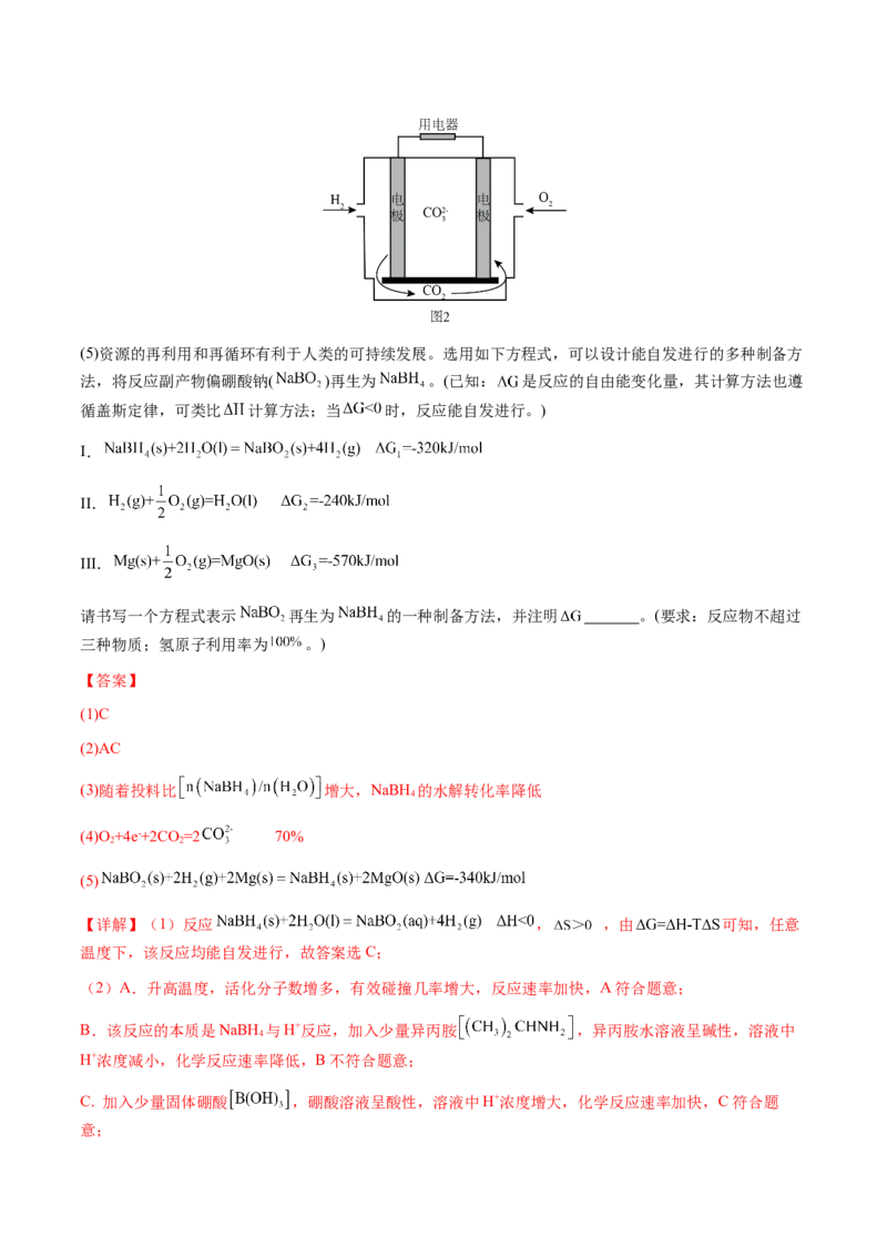 专题28化学反应原理综合题（解析版）-备战2025年高考化学二轮&middot;突破提升专题复习讲义（新高考通用）_05高考化学_2025年新高考资料_二轮复习_01高考语文等多个文件