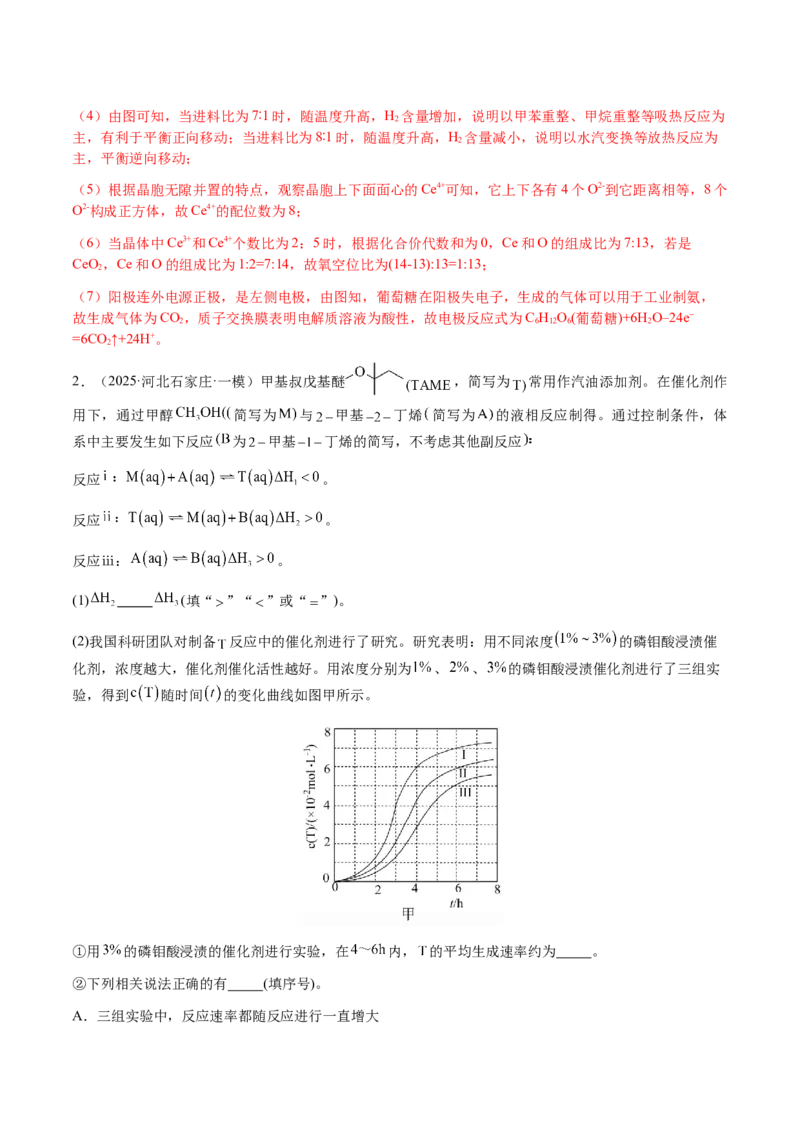专题28化学反应原理综合题（解析版）-备战2025年高考化学二轮&middot;突破提升专题复习讲义（新高考通用）_05高考化学_2025年新高考资料_二轮复习_01高考语文等多个文件