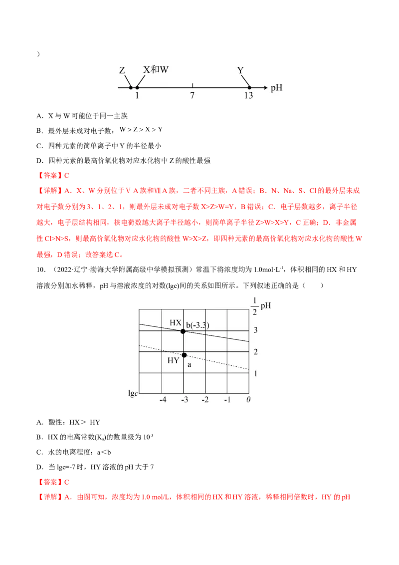 专题八水溶液中的离子平衡（解析版）_05高考化学_新高考复习资料_2023年新高考资料_二轮复习_题型分类归纳2023年高考化学二轮复习讲与练