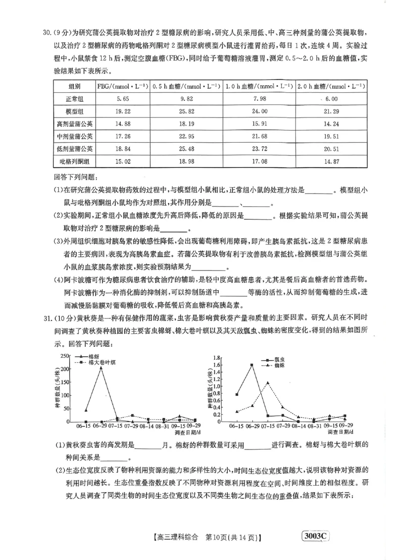 河南省安阳市第一中学等2校2022-2023学年高三下学期开学考试理综_05高考化学_高考模拟题_全国课标版