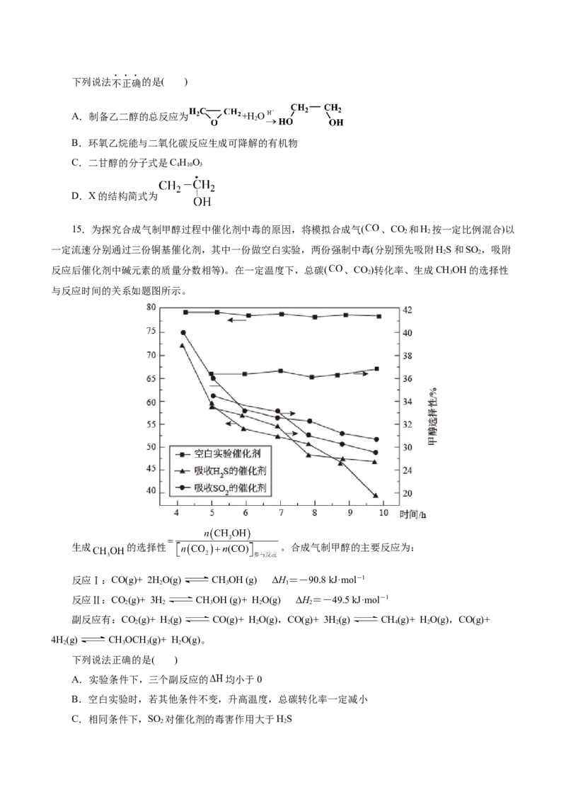 热点专项反应机理与反应过程分析（原卷版）_05高考化学_2025年新高考资料_二轮复习_上好课2025年高考化学二轮复习讲练测（新高考通用）3379109_主题三化学反应原理