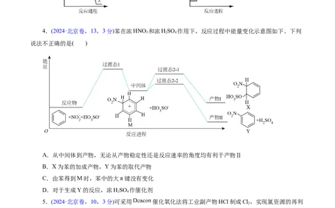 热点专项反应机理与反应过程分析（原卷版）_05高考化学_2025年新高考资料_二轮复习_上好课2025年高考化学二轮复习讲练测（新高考通用）3379109_主题三化学反应原理