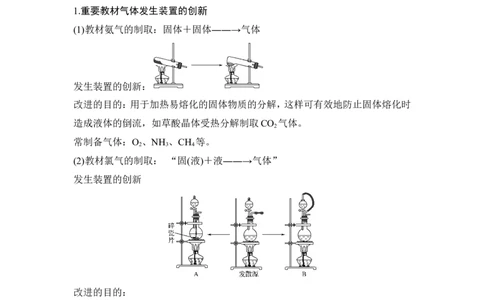 核心素养提升15高中化学教材演示实验迁移与创新_05高考化学_新高考复习资料_2022年新高考资料_2022年一轮复习各版本_1.高考化学2022年一轮复习通用版_配套习题库