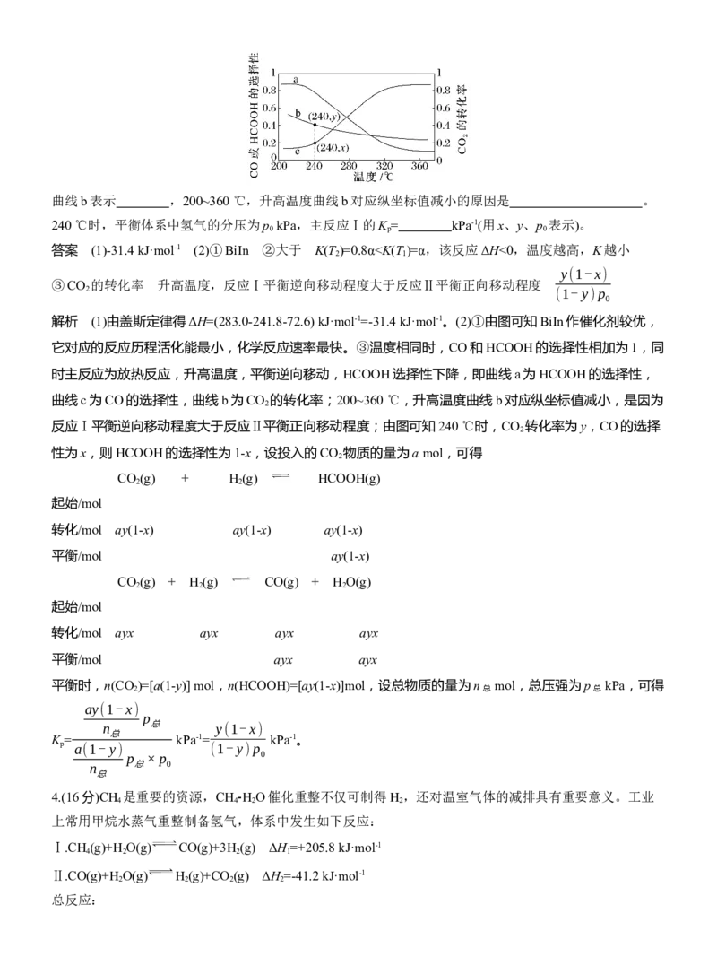专题五　大题突破1　热化学、化学反应速率与平衡的综合分析淘宝店：红太阳资料库_05高考化学_2025年新高考资料_二轮复习_2025年高考化学大二轮_2025化学二轮复习