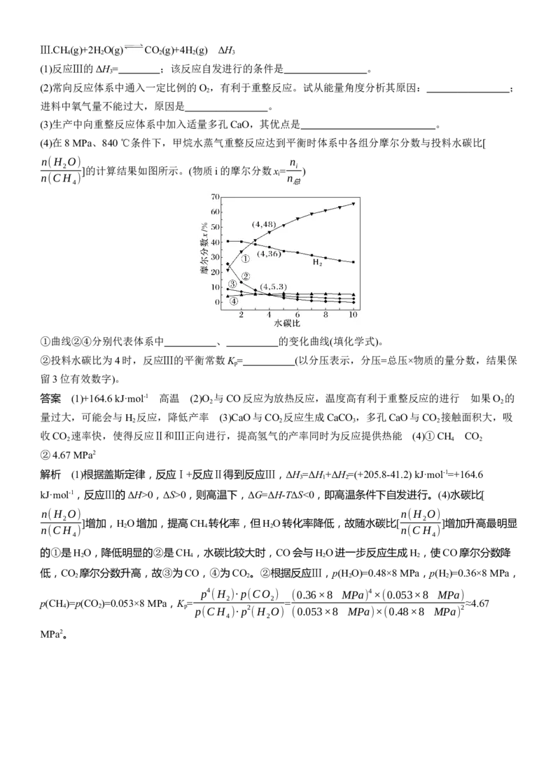 专题五　大题突破1　热化学、化学反应速率与平衡的综合分析淘宝店：红太阳资料库_05高考化学_2025年新高考资料_二轮复习_2025年高考化学大二轮_2025化学二轮复习