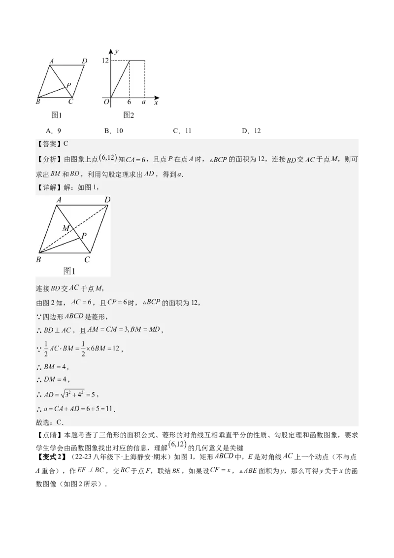 专题6-1数形结合思想在解题中的巧用（考题猜想，11种类型）解析版_初中数学人教版_八年级数学下册_保存转存之后查看(1)_8下-初中数学人教版（2026春新版持续更新）_旧版-可参考