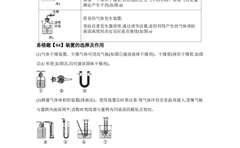 易错点31化学实验常用仪器-备战2023年高考化学考试易错题（解析版）_05高考化学_通用版（老高考）复习资料_2023年复习资料_专项复习_备战2023年高考化学考试易错题（全国通用）