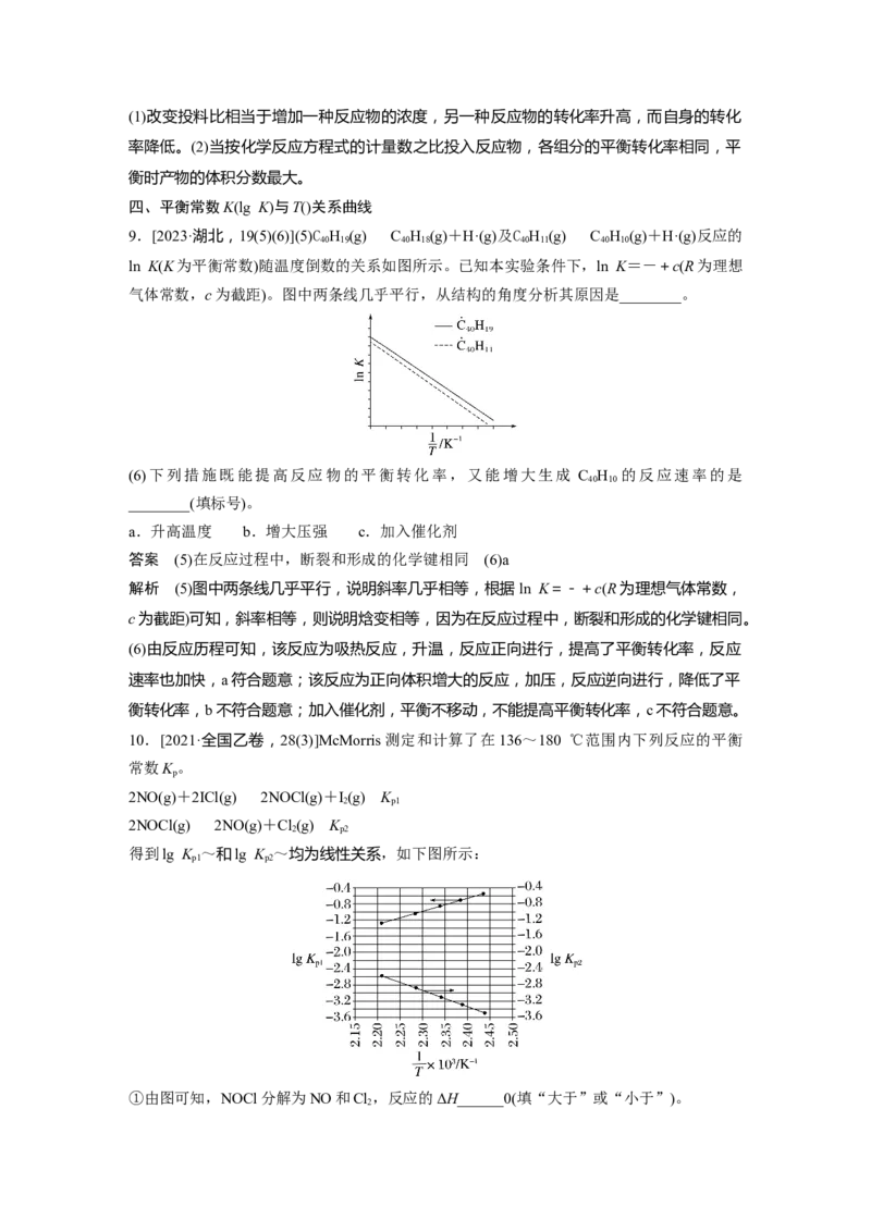大单元四　第十一章　第50讲　化学反应速率与化学平衡图像分类突破_05高考化学_2025年新高考资料_一轮复习_2025大一轮复习讲义+课件（完结）_配套Word版文档第十章~第十六章