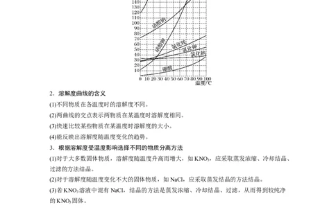 大单元一　第三章　热点强化6　利用溶解度进行物质分离_05高考化学_2025年新高考资料_一轮复习_2025大一轮复习讲义+课件（完结）_2025大一轮复习讲义化学教师用书Word版文档全书