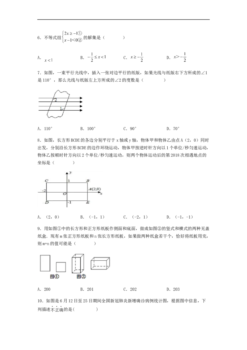 期末满分突破重难易错典题卷（轻松拿满分）（原卷版）_初中数学人教版_7下-初中数学人教版_7下-初中数学人教版（旧版）赠送_06习题试卷_4期末试卷