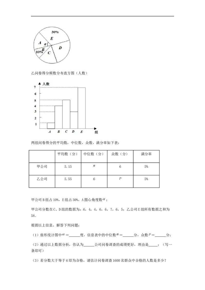 期末满分突破重难易错典题卷（轻松拿满分）（原卷版）_初中数学人教版_7下-初中数学人教版_7下-初中数学人教版（旧版）赠送_06习题试卷_4期末试卷