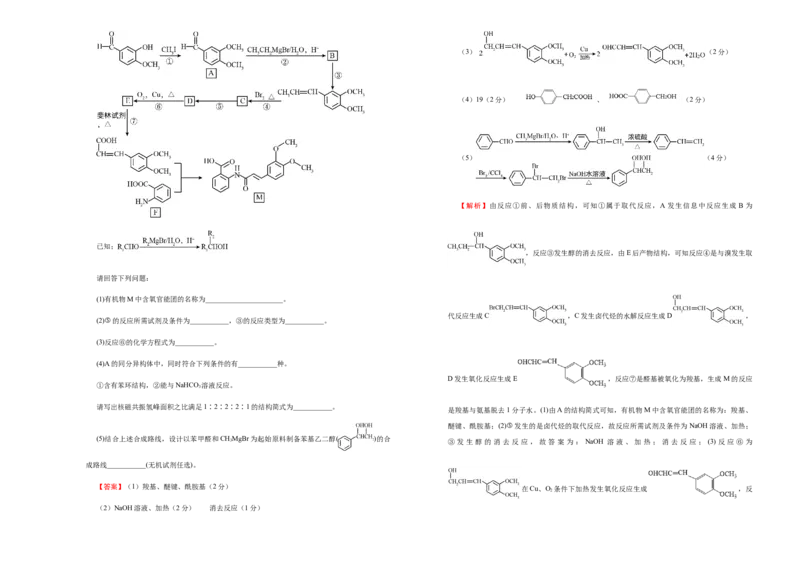 原创（新高考）江苏2021届好教育云平台泄露天机高考押题卷化学教师版_05高考化学_新高考复习资料_2021新高考资料_2021泄露天机高考押题卷