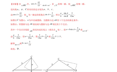 通关秘籍03解三角形（两大易错点+九大题型）（解析版）-备战2024年高考数学抢分秘籍（新高考专用）_2.2025数学总复习_2024年新高考资料_5.2024三轮冲刺
