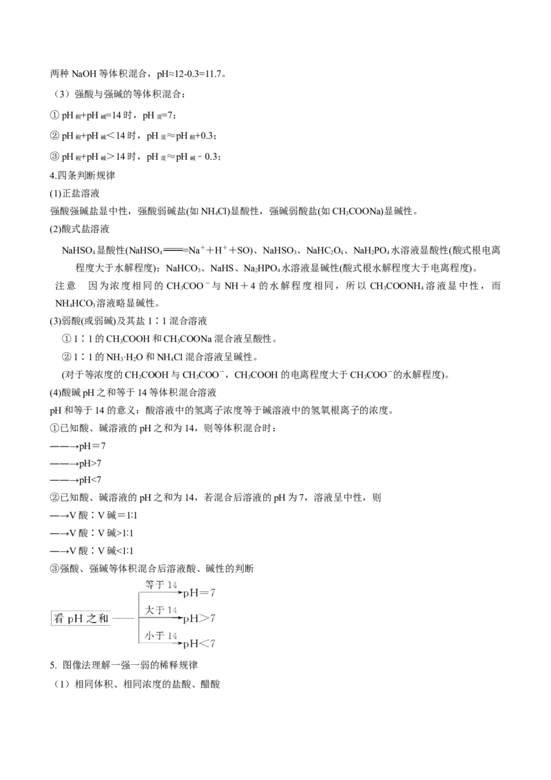 专题十三水的电离与溶液的pH（专讲）-冲刺2023年高考化学二轮复习核心考点逐项突破（解析版）_05高考化学_新高考复习资料_2023年新高考资料_二轮复习