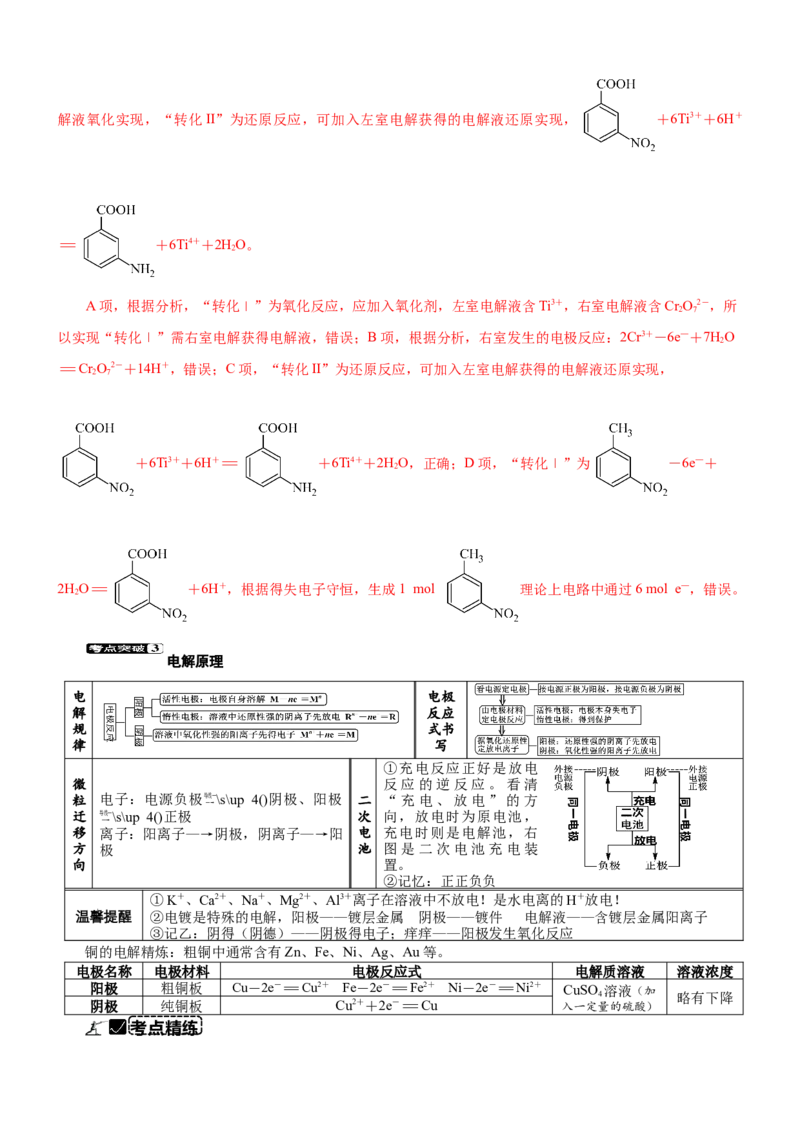 微专题突破07焓变与电化学（学案）（教师版）_05高考化学_2025年新高考资料_二轮复习_01高考语文等多个文件_2025年高考化学二轮复习重点微专题突破学案（新高考专用）