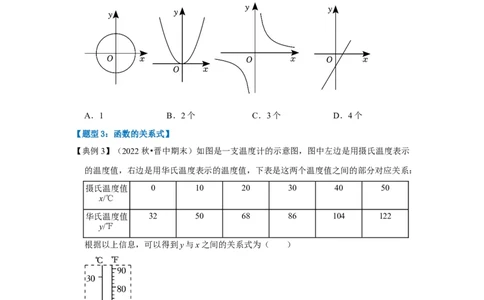 第01讲变量与函数（知识解读+达标检测）（原卷版）_初中数学人教版_八年级数学下册_保存转存之后查看(1)_8下-初中数学人教版（2026春新版持续更新）_旧版-可参考_07专项讲练