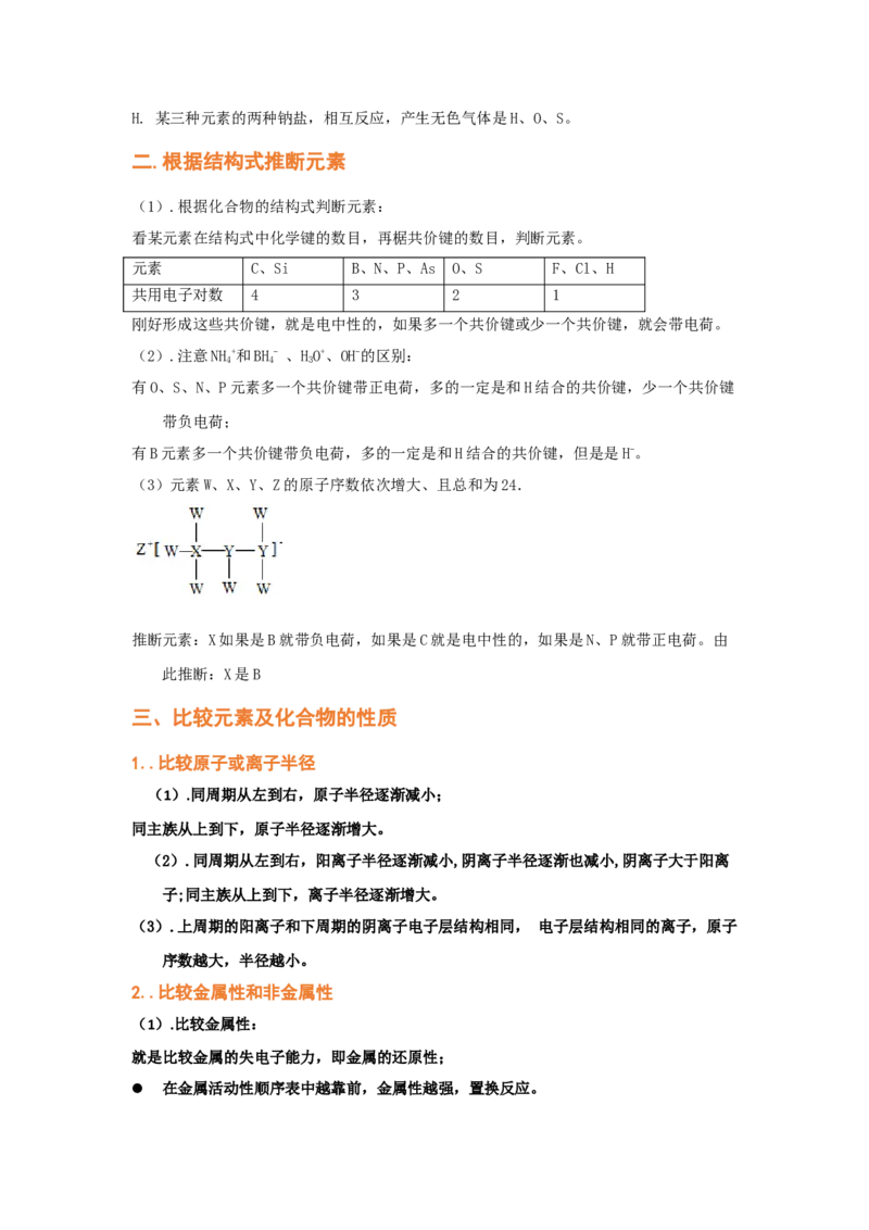 专题六原子结构元素周期侓（考点剖析）（原卷版）-高考引领教学2023年高考化学二轮针对性复习方案_05高考化学_通用版（老高考）复习资料_2023年复习资料_二轮复习