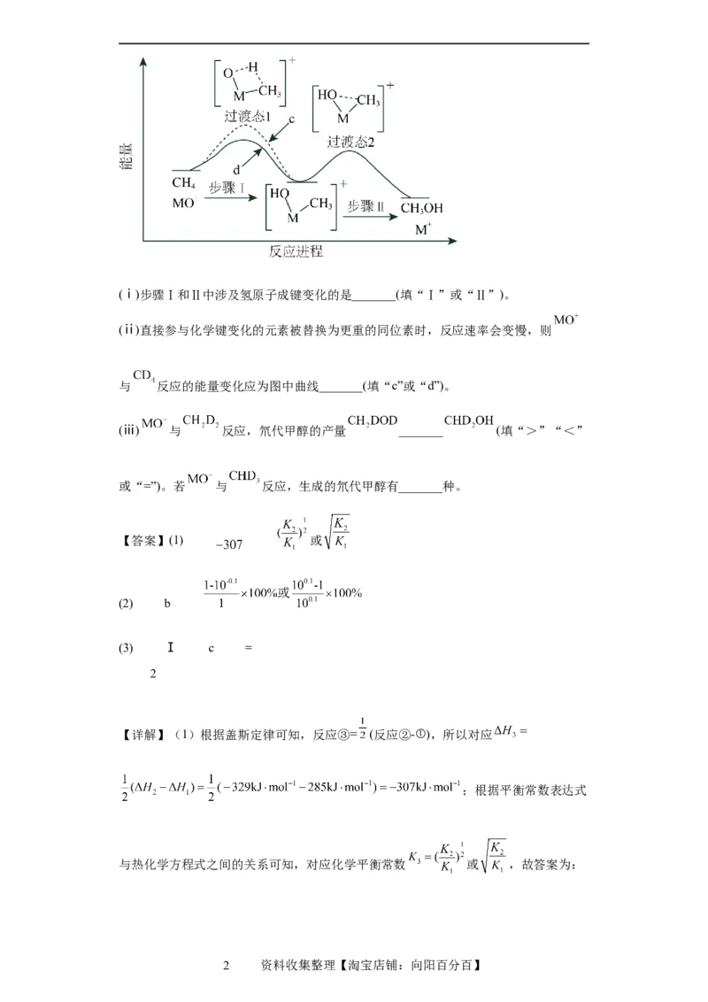 化学反应原理综合题（解析版）_05高考化学_新高考复习资料_2024年新高考资料_一轮复习资料_2024届高三化学一轮复习&mdash;专项训练