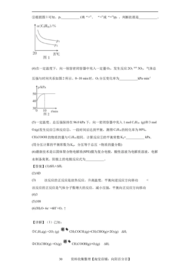 化学反应原理综合题（解析版）_05高考化学_新高考复习资料_2024年新高考资料_一轮复习资料_2024届高三化学一轮复习&mdash;专项训练
