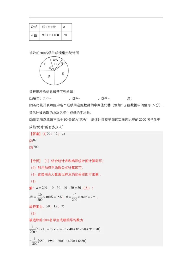 黄金卷05-赢在中考&middot;黄金8卷备战2023年中考数学全真模拟卷（云南专用）（解析版）_初中数学人教版_9下-初中数学人教版_10中考模拟卷