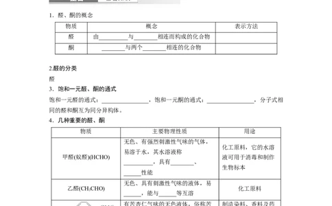 大单元五　第十四章　第64讲　醛、酮_05高考化学_2025年新高考资料_一轮复习_2025大一轮复习讲义+课件（完结）_2025大一轮复习讲义化学学生用书Word版文档全书_2025大一轮复习讲义