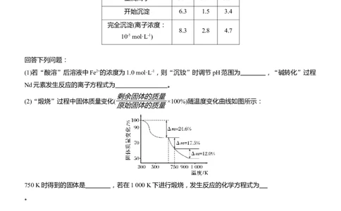 专题六　主观题突破4　化工流程中的有关计算淘宝店：红太阳资料库_05高考化学_2025年新高考资料_二轮复习_2025年高考化学大二轮_2025化学二轮复习_题型突破练+考前特训