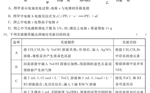 河北省2023届高三年级质量监测考试化学试题_05高考化学_高考模拟题_新高考_2023河北省高三下学期质量监测（开学考）化学_2023河北省高三下学期质量监测（开学考）化学