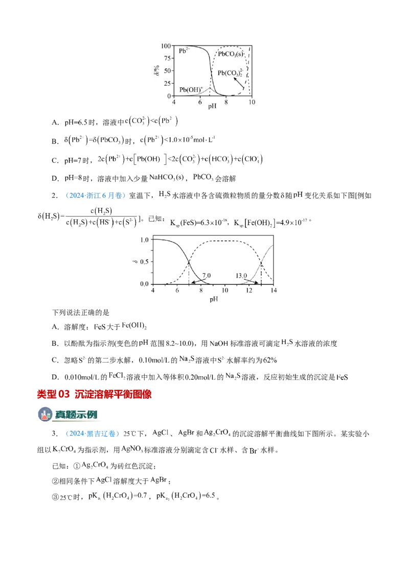 模板04电解质溶液图像分析(原卷版)_05高考化学_2025年新高考资料_二轮复习_2025年高考化学答题技巧与模板构建338868722_第一部分选择题突破