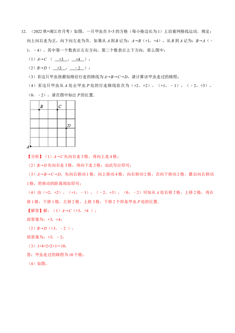 专题7.5平面直角坐标系及应用大题提升训练（重难点培优30题）-拔尖特训2023培优（解析版）人教版_初中数学人教版_7下-初中数学人教版_7下-初中数学人教版（旧版）赠送