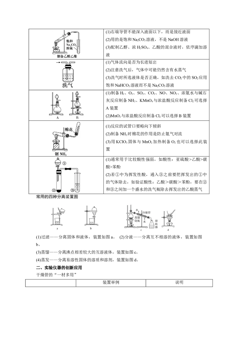 热点03化学实验装置图的分析判断（原卷版）_05高考化学_2024年新高考资料_3.2024专项复习_2024年高考化学热点&middot;重点&middot;难点专练（江苏专用）