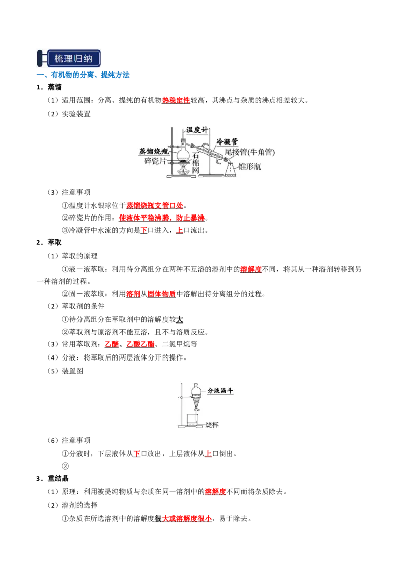 知识清单29有机合成与推断（解析版）_05高考化学_2025年新高考资料_一轮复习_上好课2025年高考化学一轮复习知识清单3246985