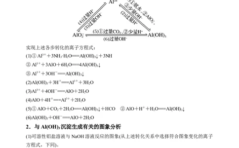 微专题29无机反应图像题及综合应用-备战2022年高考化学考点微专题（解析版）_05高考化学_新高考复习资料_2022年新高考资料_备战2022年高考化学考点微专题