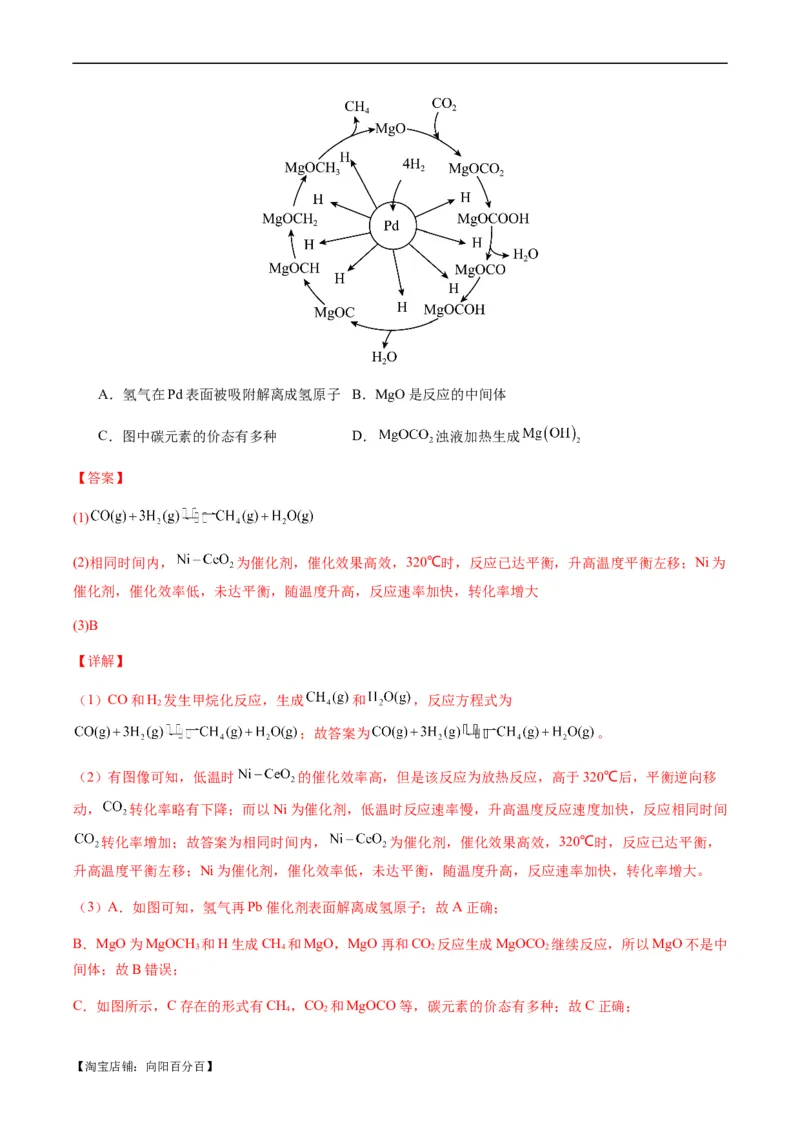 热点06化学反应机理（反应历程）图像分析-2024年高考化学热点&middot;重点&middot;难点专练（新高考专用）（解析版）_05高考化学_新高考复习资料_2024年新高考资料_❤专项复习资料