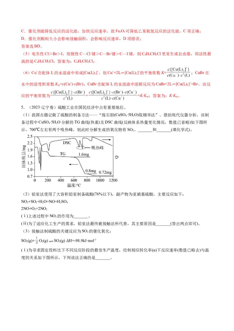押新高考卷第18题化学反应原理综合题（解析版）_05高考化学_2024年新高考资料_5.2024三轮冲刺_备战2024年高考化学临考题号押题（新高考通用）323031313