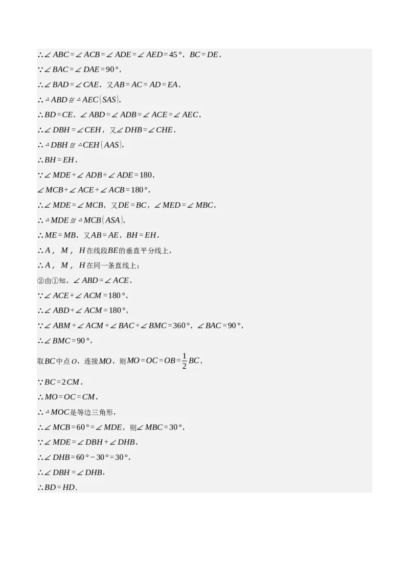 专题6.8期中大题易丢分培优训练（期中真题压轴80道，八下人教）-2023复习备考（解析版）人教版_初中数学人教版_八年级数学下册_保存转存之后查看(1)_旧版-可参考_06习题试卷