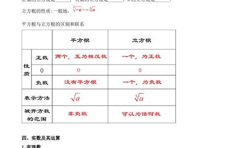 第六章实数章节复习（教学设计）_初中数学人教版_7下-初中数学人教版_7下-初中数学人教版（旧版）赠送_01课件+教案（配套）_课件+教案+学案（第1套）_教案