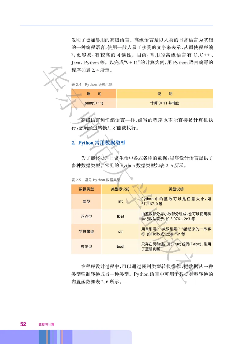 普通高中教科书&middot;信息技术必修1数据与计算(1)_高中全套电子教材及答案。_01高中电子教材全套_信息技术_华东师大版_高中年级_必修1数据与计算