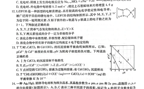 化学公众号：一枚试卷君_05高考化学_高考模拟题_新高考_湖南省新高考教学教研联盟2023届高三下学期第一次联考化学试卷