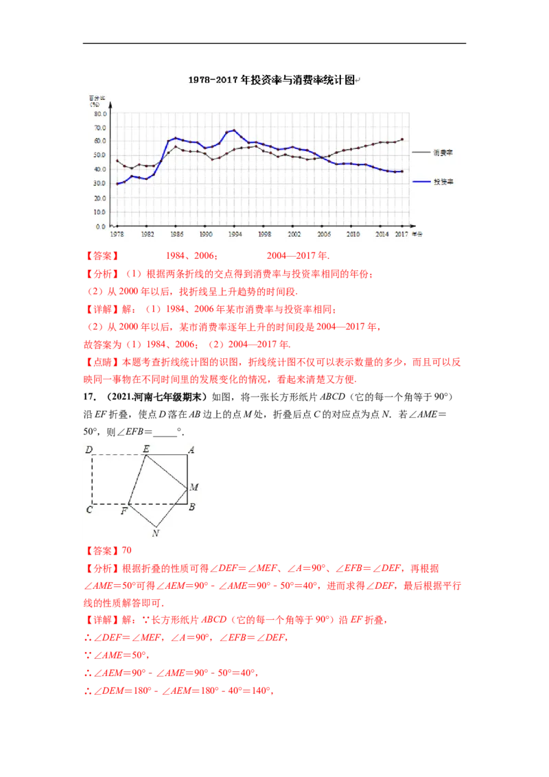 期末押题测试卷（二）-高频考点2021-2022学年七年级数学下册高频考点专题突破（人教版）（解析版）_初中数学人教版_7下-初中数学人教版_7下-初中数学人教版（旧版）赠送_06习题试卷