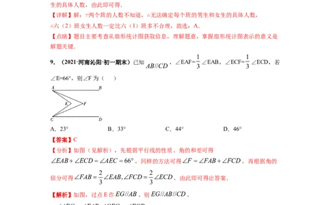 期末押题测试卷（二）-高频考点2021-2022学年七年级数学下册高频考点专题突破（人教版）（解析版）_初中数学人教版_7下-初中数学人教版_7下-初中数学人教版（旧版）赠送_06习题试卷