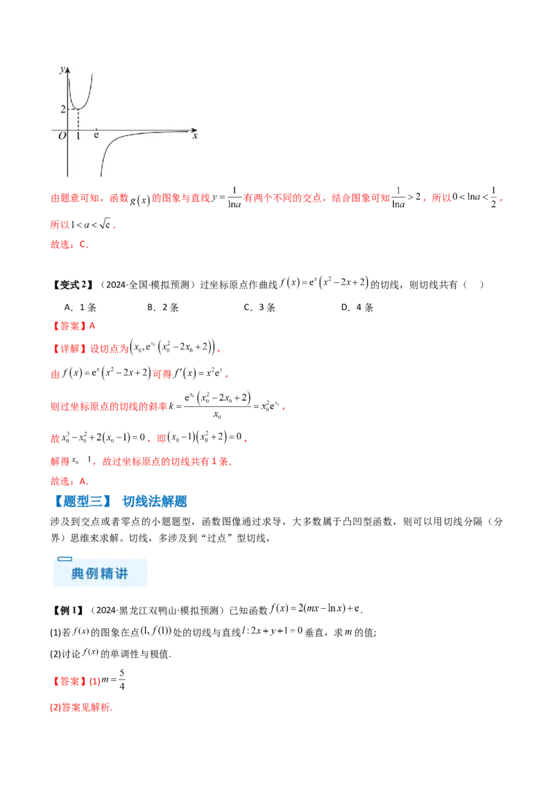 通关秘籍10导数（易错点+九大题型）（解析版）-备战2024年高考数学抢分秘籍（新高考专用）_2.2025数学总复习_2024年新高考资料_5.2024三轮冲刺