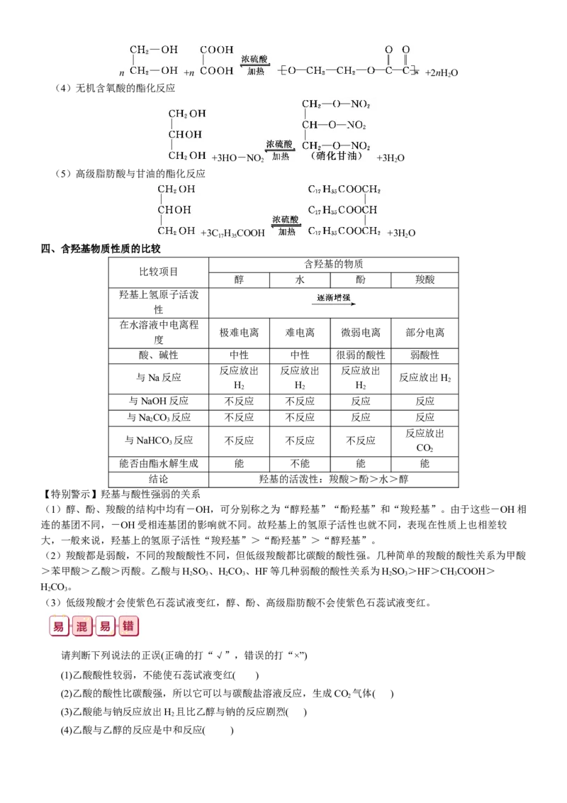 知识清单28++烃的衍生物-口袋书2024年高考化学一轮复习知识清单_05高考化学_2024年新高考资料_1.2024一轮复习_2024年高考化学一轮复习知识清单