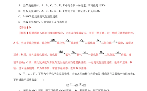 主题二元素及其化合物（测试）（解析版）_05高考化学_2025年新高考资料_二轮复习_上好课2025年高考化学二轮复习讲练测（新高考通用）3379109_主题二元素及其化合物