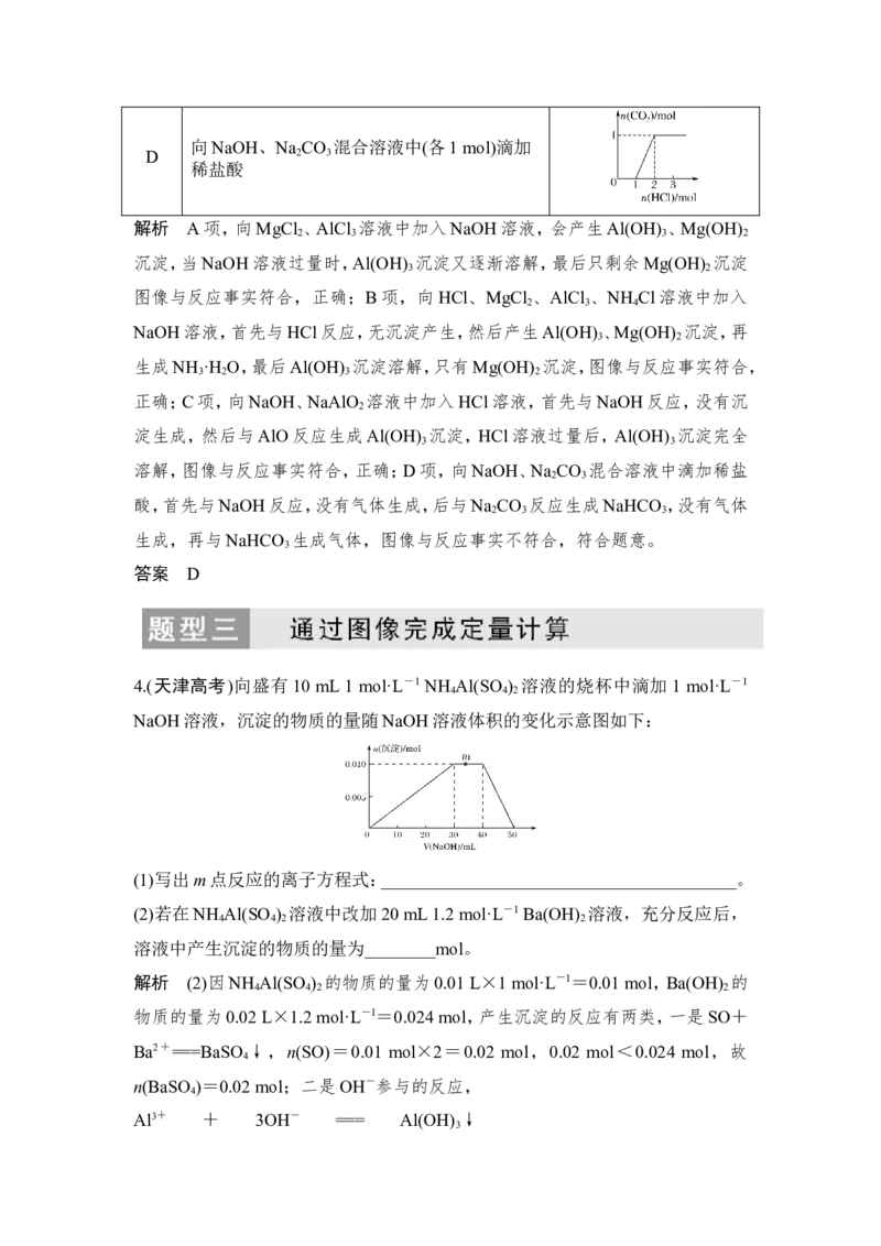 核心素养提升6用数形结合思想理解&ldquo;铝三角&rdquo;_05高考化学_新高考复习资料_2022年新高考资料_2022年一轮复习各版本_1.高考化学2022年一轮复习通用版_配套习题库