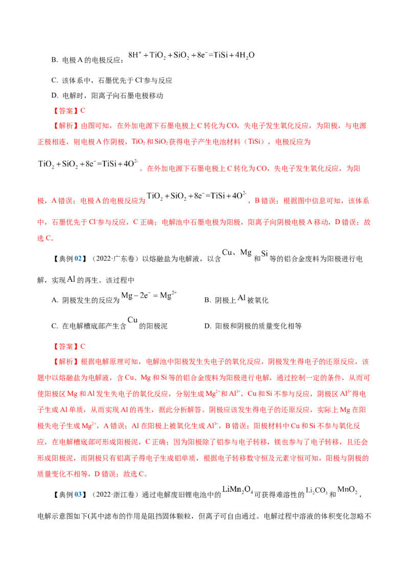 知识清单20+电解池++金属的腐蚀与防护-口袋书2024年高考化学一轮复习知识清单_05高考化学_2024年新高考资料_1.2024一轮复习_2024年高考化学一轮复习知识清单