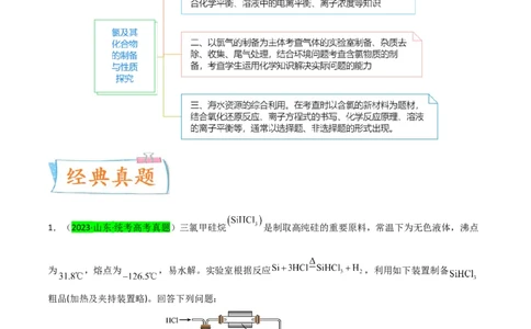 升级版微专题18氯及其化合物的制备与性质探究（原卷版）_05高考化学_新高考复习资料_2024年新高考资料_一轮复习资料_备战2024年高考化学一轮复习考点微专题