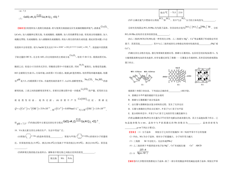 原创（新高考）2021届高考考前冲刺卷化学（七）教师版_05高考化学_新高考复习资料_2021新高考资料_2021届高考考前冲刺卷（新高考）5.31更新