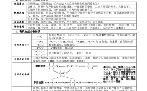 微专题突破12有机合成路线的设计（学案）-2025年高考化学二轮复习重点微专题突破学案（新高考专用）_50525869_05高考化学_2025年新高考资料_二轮复习_01高考语文等多个文件